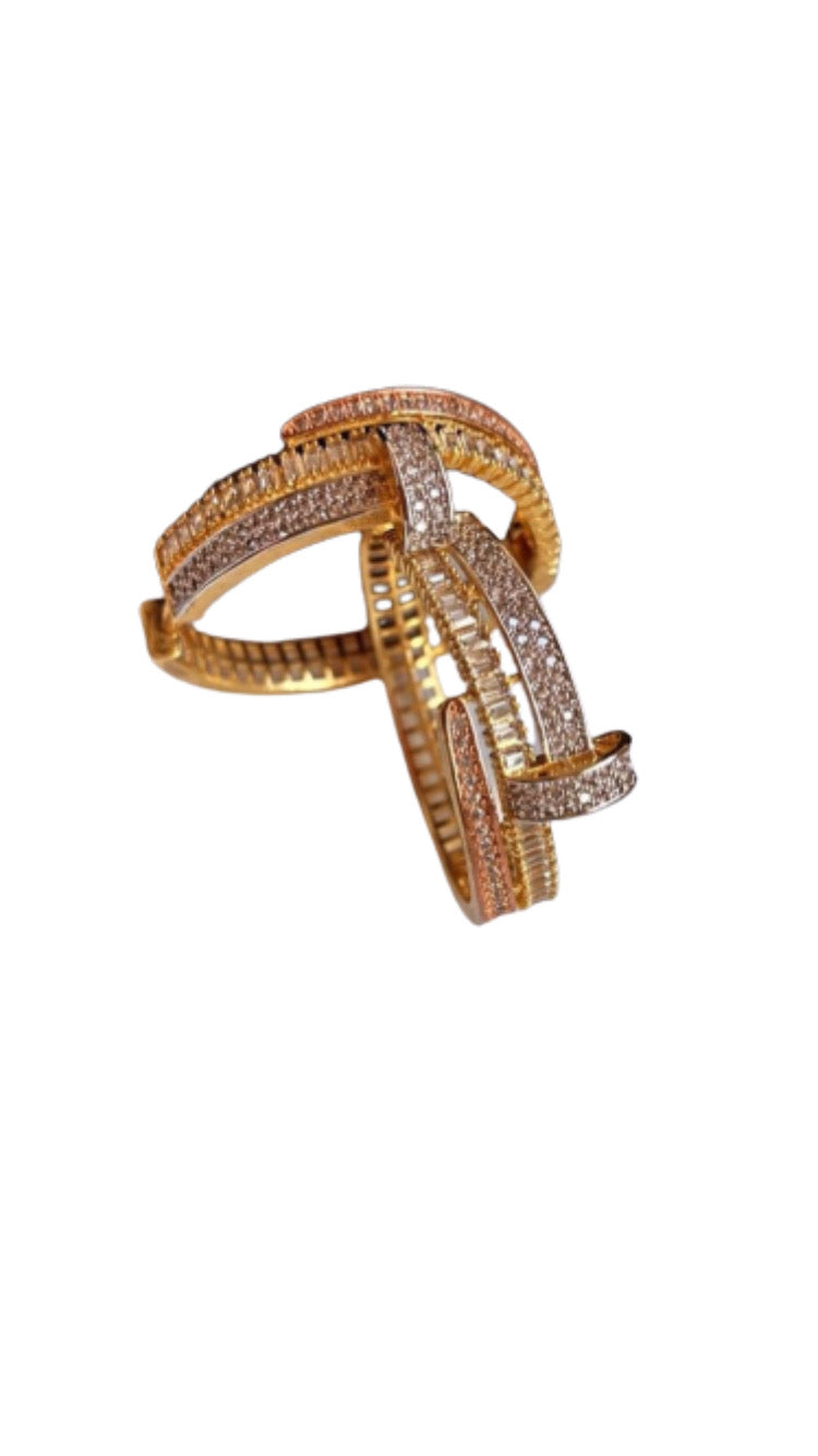 Akriti Collection - Baguette Hoop Earrings