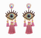 Evil Eye Tassel Earrings Collection 4