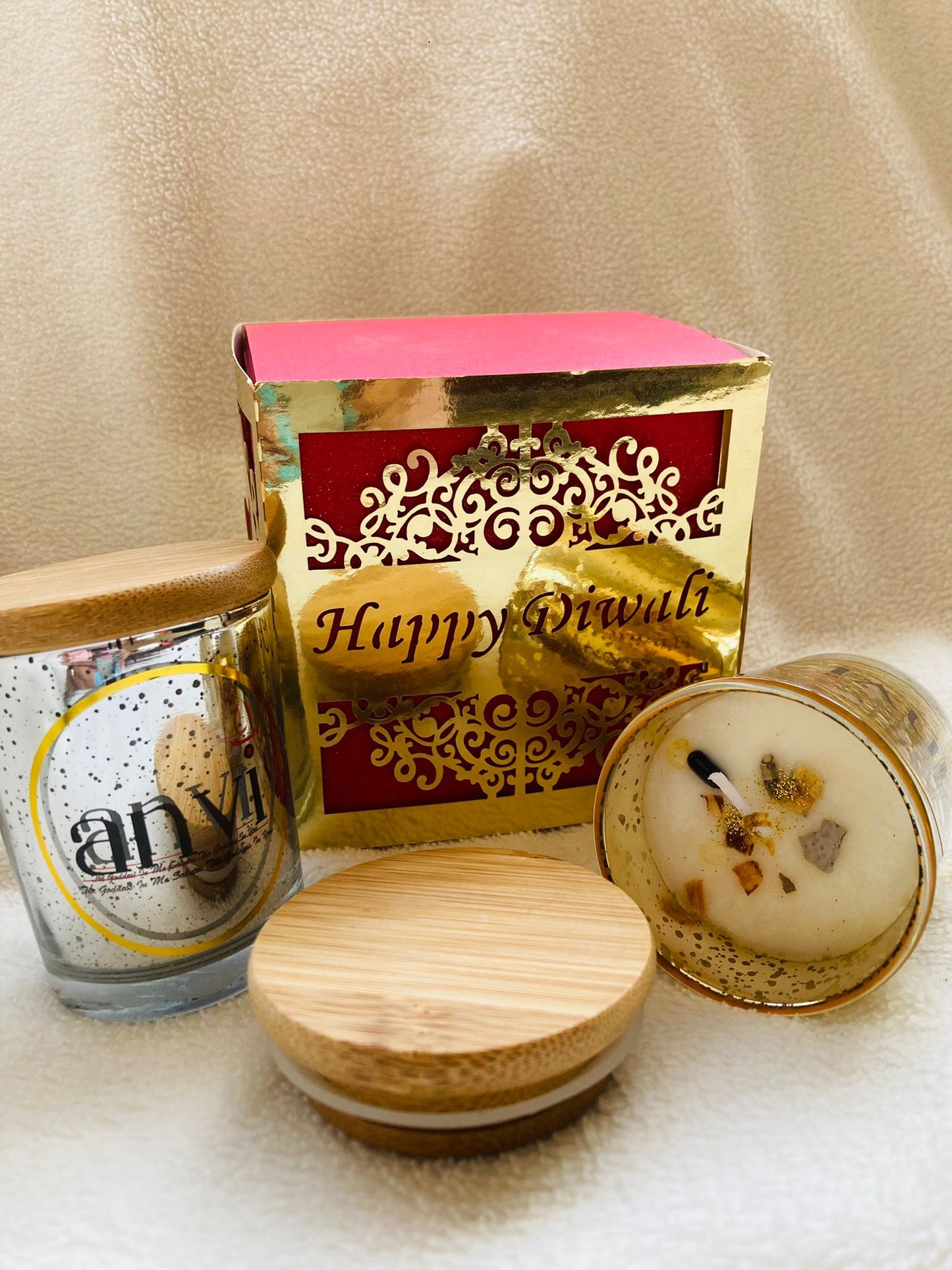 Diwali Set of Mini Protection Candles (2 pcs)