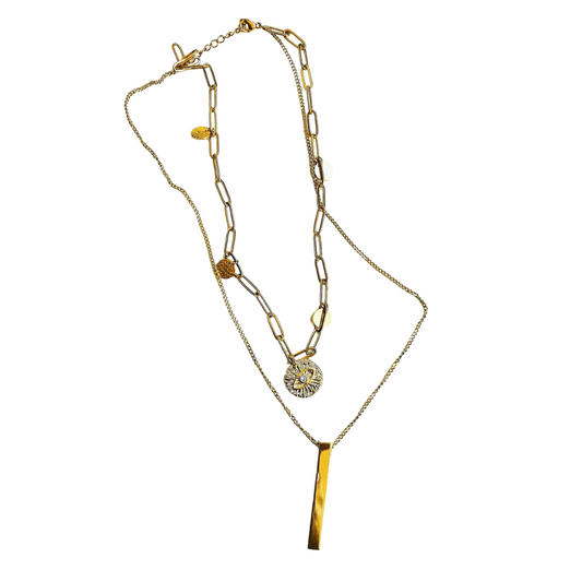 2-Layer Gold Plated Necklace