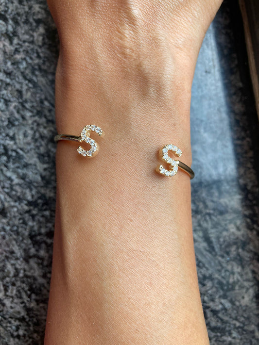 Bangle with Swarovski Crystals