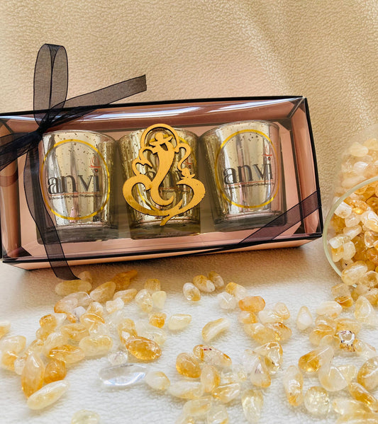 Mini protection candles set of 3