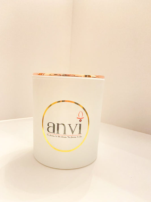 7 Chakra Healing Crystal Candle